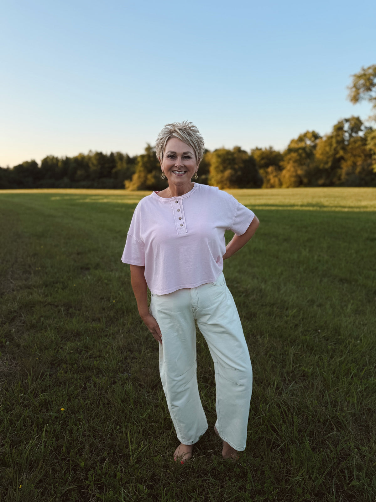 The Blush Henley